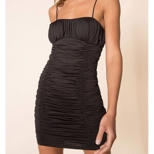 Superdown Rachelle mini dress - black